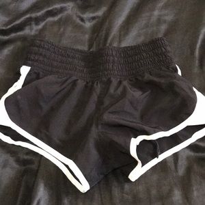 Black running shorts